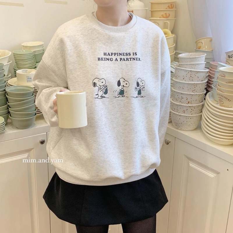 Áo nỉ Snoopy 4 màu