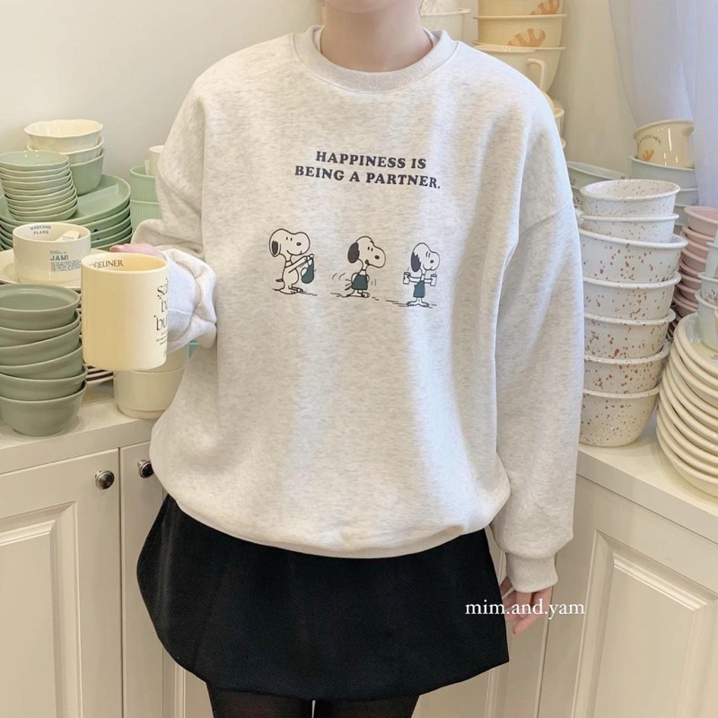 Áo nỉ Snoopy 4 màu