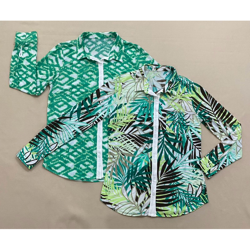 (A2443) Áo sơ mi vải thun tay dài (Size S-XL) - Thanh lý vnxk