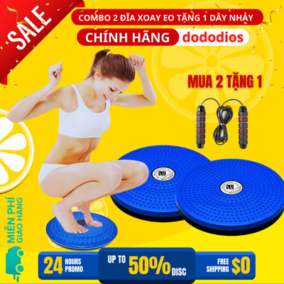 Bàn Xoay Eo 360 Độ Tập Bụng - Mua 2 Tặng 1 Dây Nhảy - Giảm Giảm Mỡ Eo Thon Săn Chắc Tại Nhà Hiệu Quả