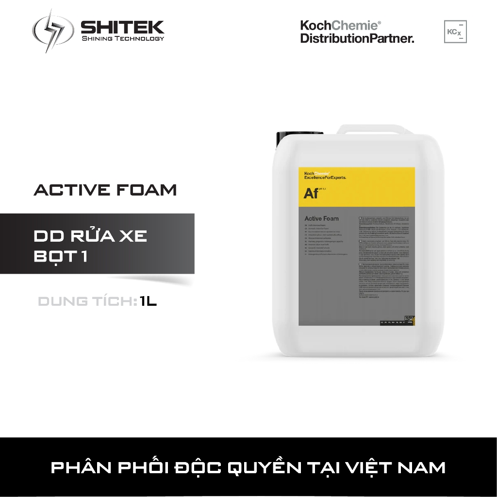 Dung dịch bọt rửa xe (B1) Pha 1:10 - Active Foam Koch Chemie 1L (chiết)