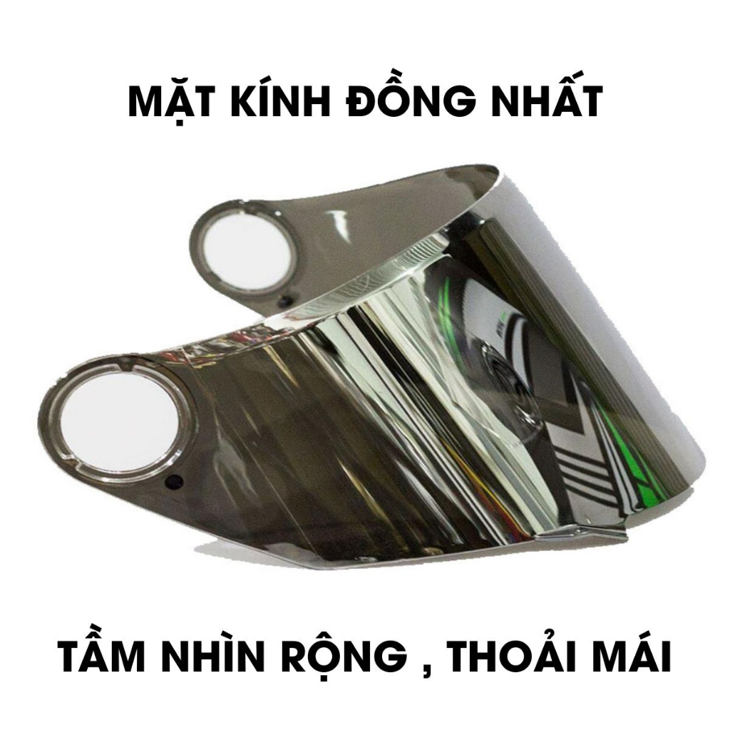 KÍNH AGU, Royal M136, Kính rời Thay thế cho nón bảo hiểm fullface AGU, Nón Royal M136 - Nón ASIA MT136