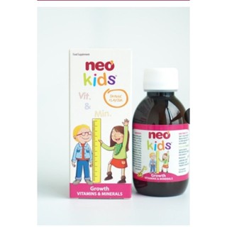 Neo Kids Growth, Siro Multivitamin giúp Bổ sung 18 Vitamin và khoáng chất, hỗ trợ bé biếng ăn,tiêu hóa kém,tăng đề kháng