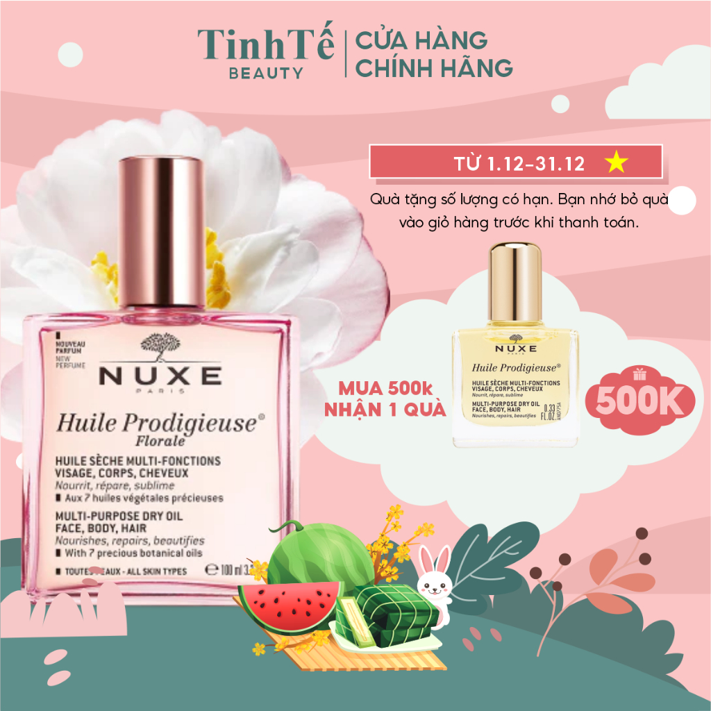 Dầu dưỡng khô đa năng hương hoa Nuxe Huile Prodigieuse Florale 30ml/50ml/100ml