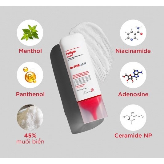 Muối Tẩy Tế Bào Chết Da Đầu Dr.FORHAIR Sea Salt Scaler 300g