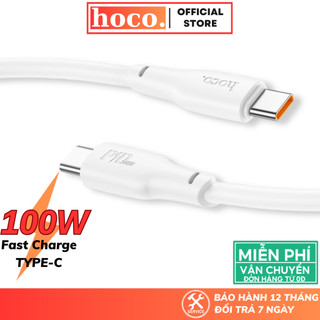 Dây sạc nhanh TypeC Hoco cáp hỗ trợ sạc nhanh 100W chất liệu TPE siêu bền cho dòng máy Android