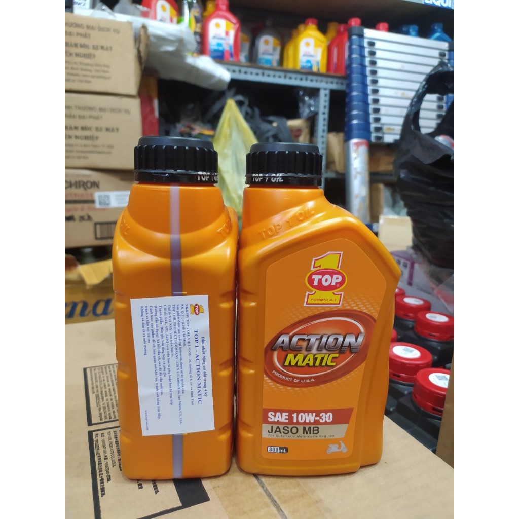 Nhớt top1 matic xe tay ga 10w30vs10w40