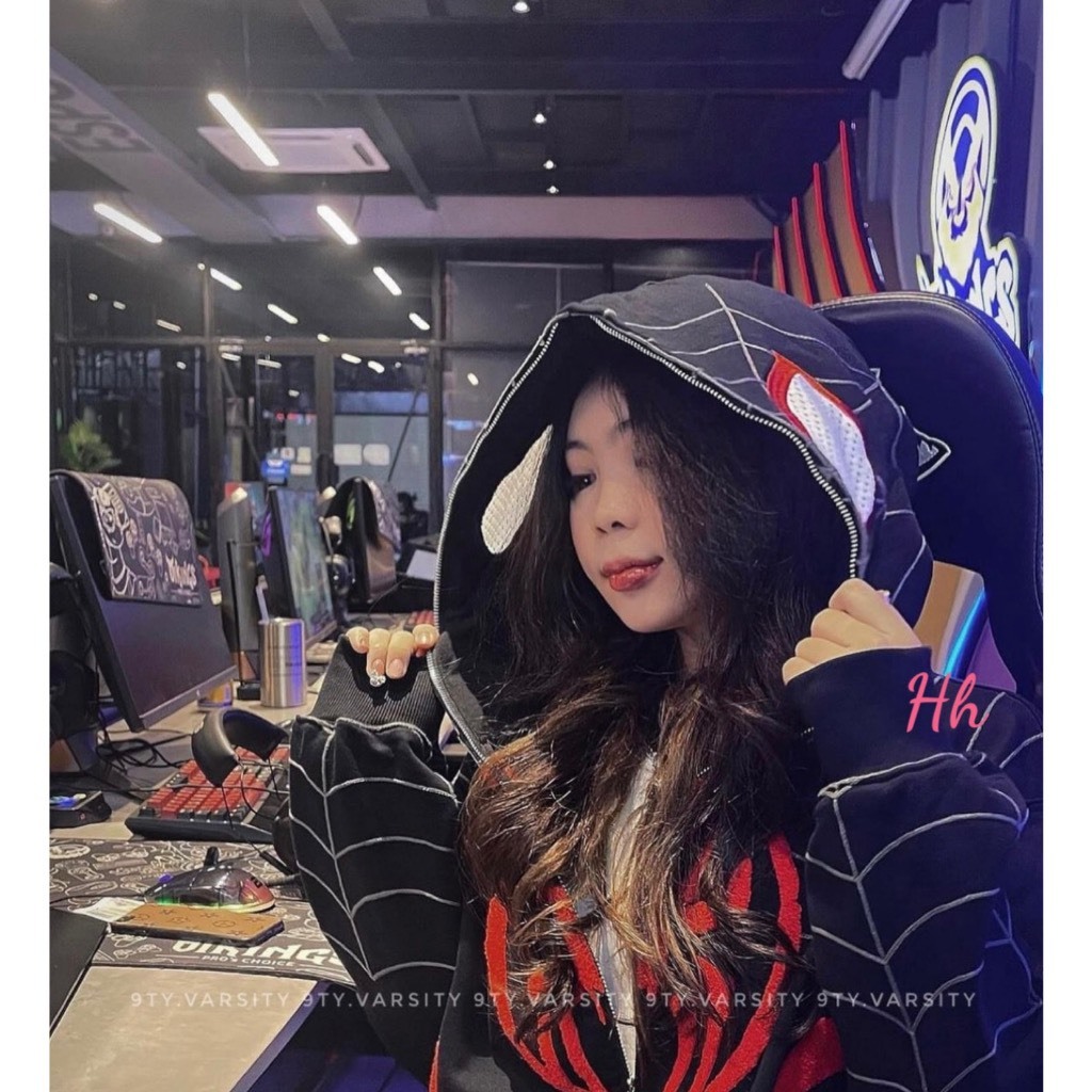 Áo Hoodie zip có mũ in họa tiết người nhện , áo nỉ mũ người nhện hoodie unisex nam nữ  CAO CẤP
