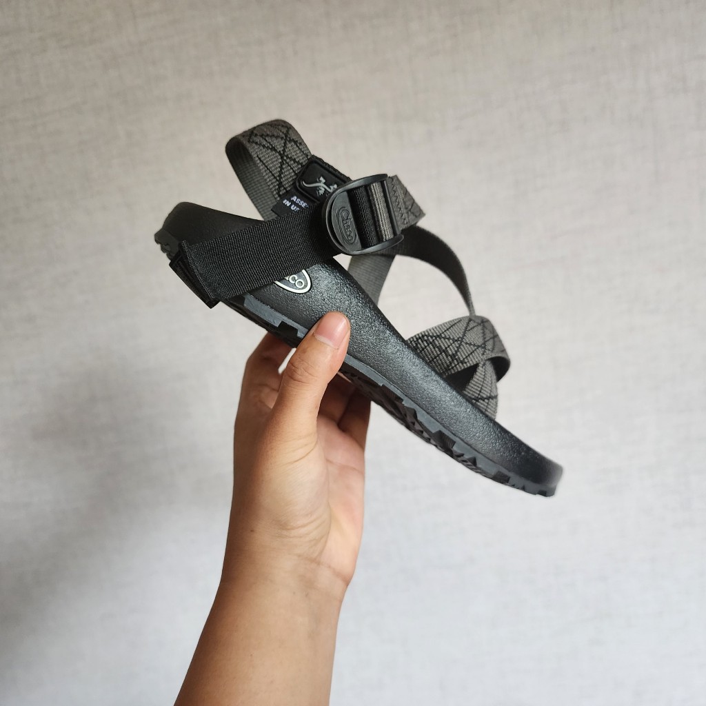 Chaco Đế Thơm Hương Quế, Khử Mùi Mồ Hôi, Dép Chaco Mã  Xám Kẻ Chỉ TG33