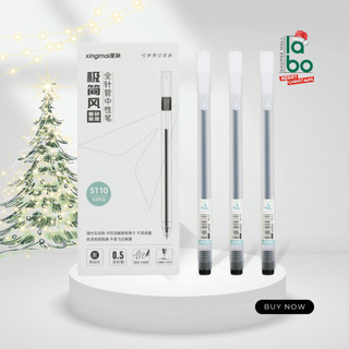 Bút Mực Gel Resun Ngòi 0.5mm Labo Màu Đen, Xanh, Đỏ Có Ngòi Thay Thế