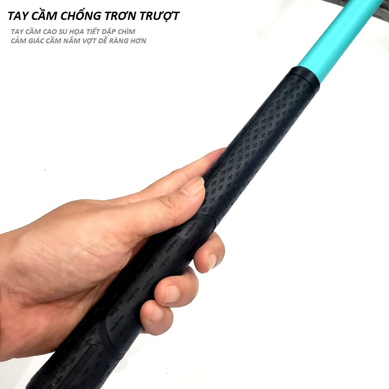 Vợt Cá Carbon Câu Đài Vành Tròn Có Vợt Cá Rút Gọn Có Cán + Vành