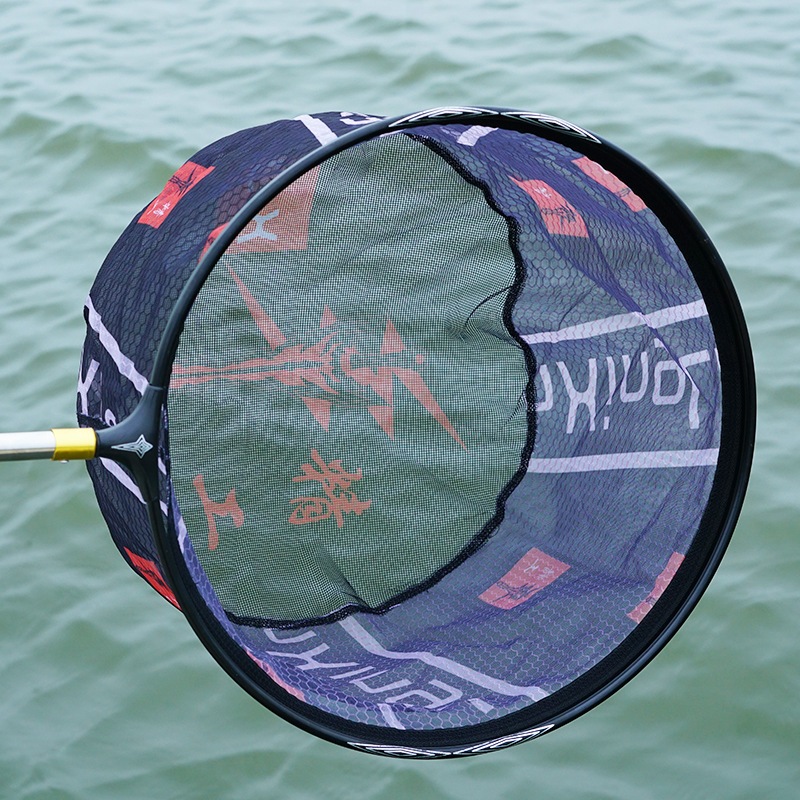 Mặt Vợt Cá carbon vành tròn 35cm 40cm 45cm siêu nhẹ siêu cứng Chuyên Câu Đơn Câu Đài