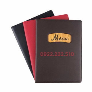 CUỐN BÌA MENU LÁ A4( 23x32CM)