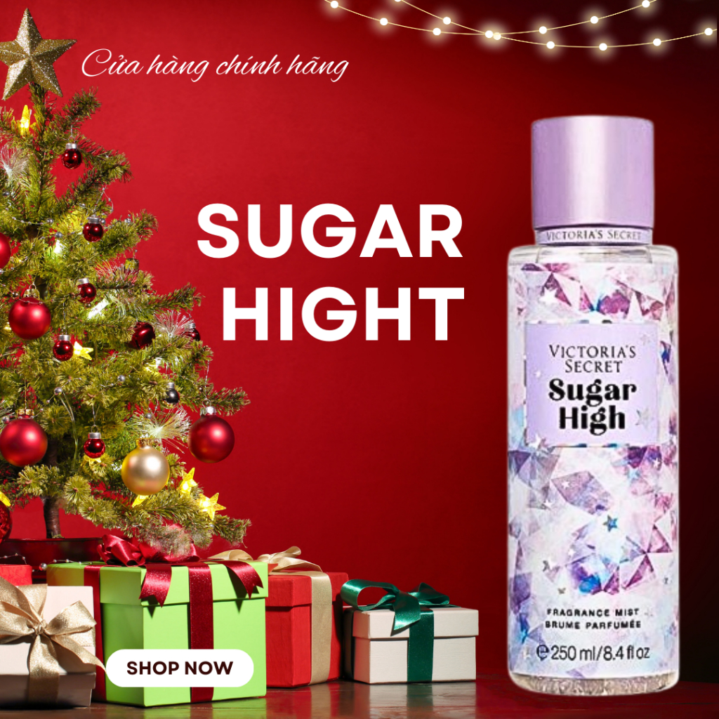 Xịt thơm toàn thân Bodymist Victoria’s Secret Sugar High[Likeau90 noidiatrung]