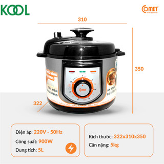 Nồi Áp suất điện 5L & 6L Comet