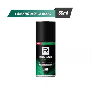 Romano - Lăn khử mùi Romano 50ml (Chọn mùi)