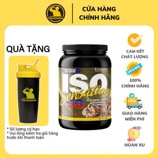 Ultimate nutrition iso93 whey 2lbs | iso 93 sữa tăng cơ bắp nhanh 30 gram protein 28 lần dùng