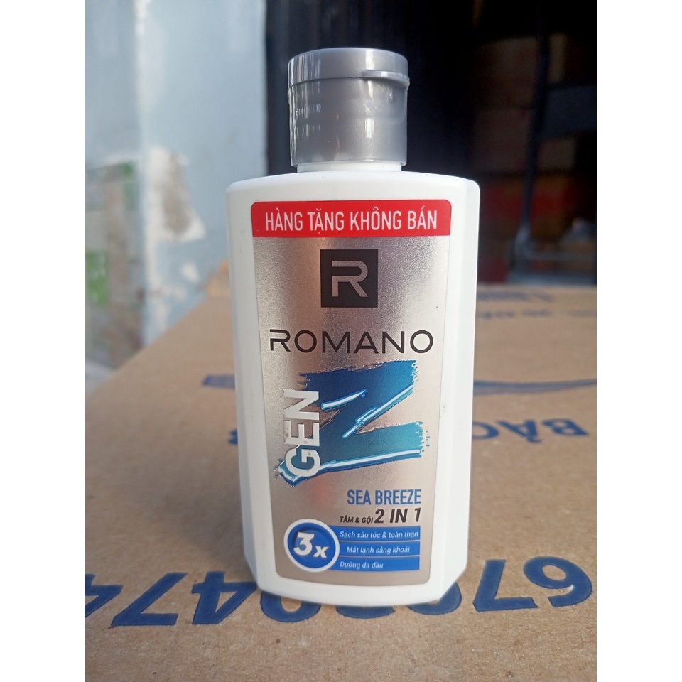 Set 3 Món: 1 Sữa tắm  Romano 60g + Dầu gội Clear 70g + Sữa rửa mặt 0xy 25g