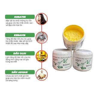 Hấp dầu phục hồi ủ , xả tóc VIVA 500ml phục hồi tóc hư tổn tai nhà
