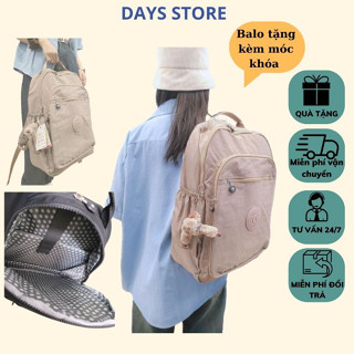 Balo Laptop 15,6 inch Chất Liệu Vải Dù Kháng Nước, Tặng Móc Khóa Khỉ KL184