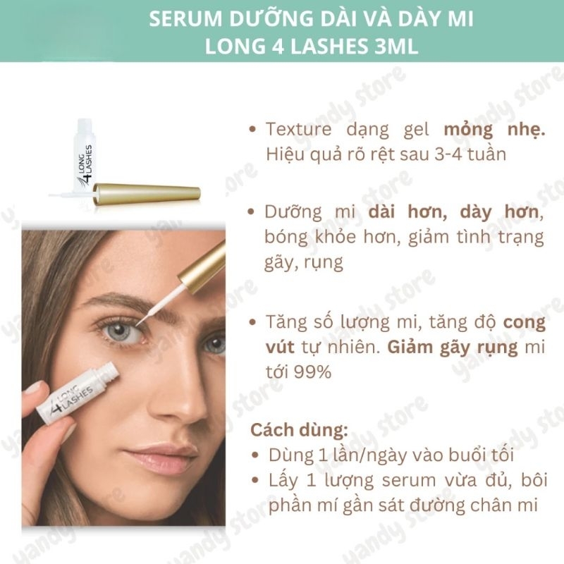 Serum dưỡng dài, dày mi Long 4 Lashes