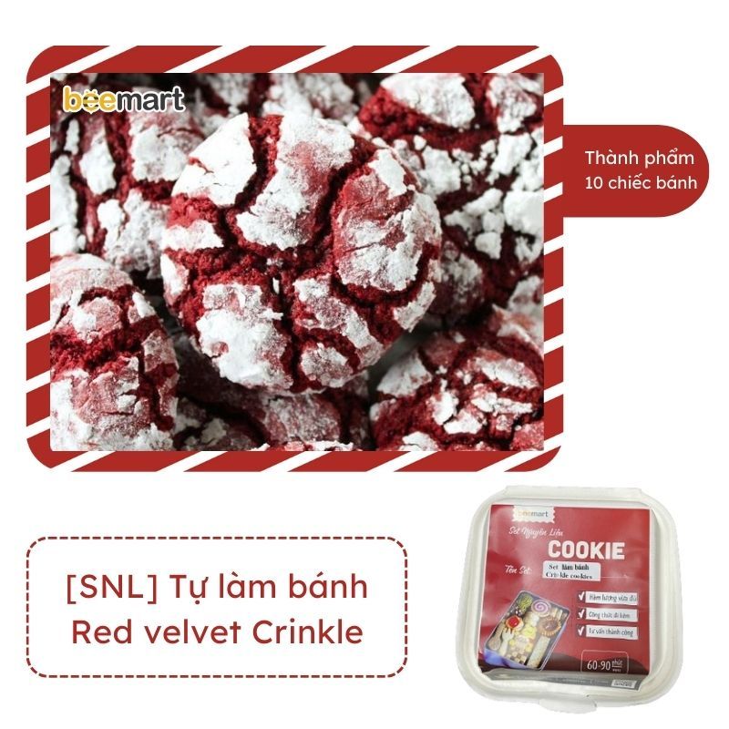 Set tự làm bánh quy phủ đường Crinkle 3 vị