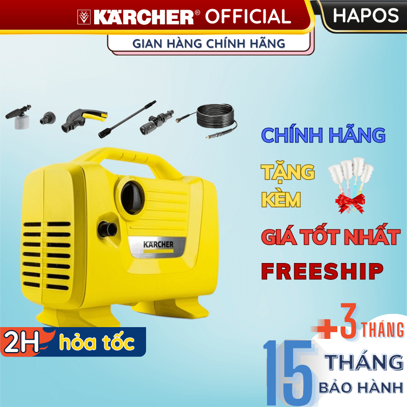 Máy phun rửa áp lực cao Karcher K2 Power VPS mã 1.118-001.0 - HAPOS