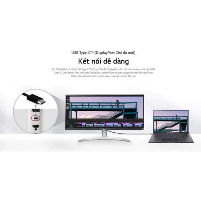 Màn Hình LG UltraWide™ 29'', SRGB 99%, 100Hz, USB-C , Loa 7Wx2