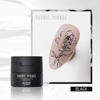 Gel vẽ barbie siêu đặc màu đen - trắng