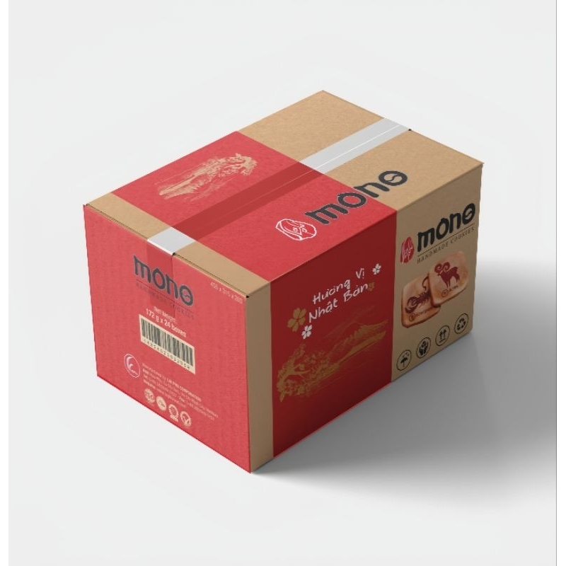 Bánh Bơ Trứng Nướng Mono Lai Phú Hộp 172g