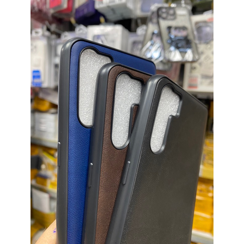 Ốp lưng dẻo Oppo A91 kiểu da