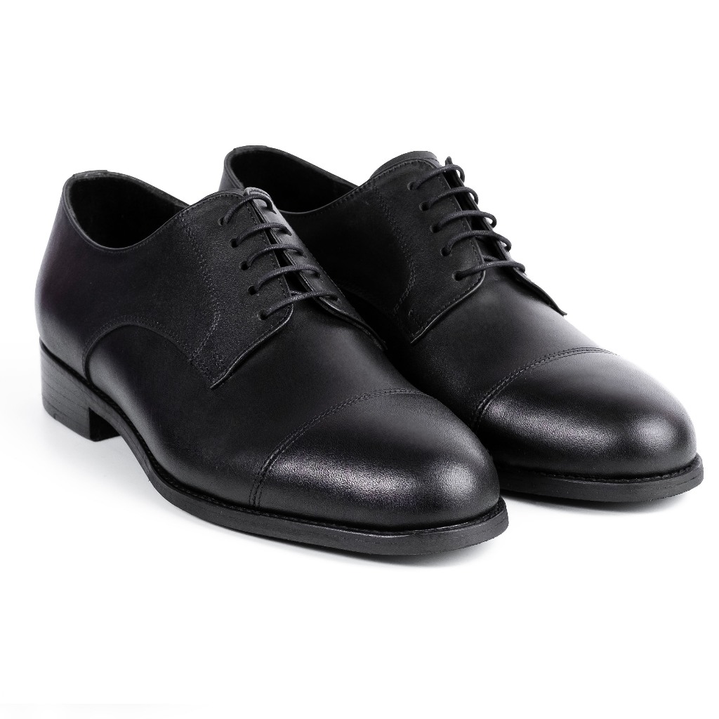 Giày Tây Cao Cấp SIR CLASSIC DERBY - DB07 - Da Bò Ý Lót Trong Da Bò Mộc - Thương hiệu Be Classy
