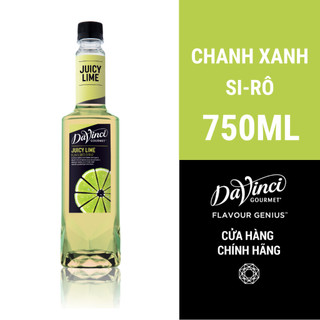 Siro chanh xanh/ syrup juicy lime - davinci gourmet 750ml