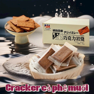 1kg or 500g Bánh quy Cracker cà phê muối