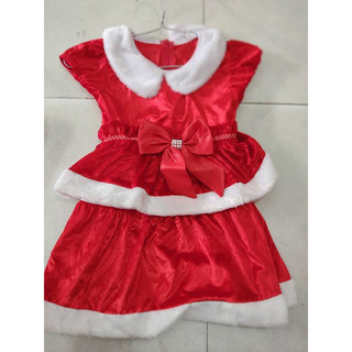 Bộ váy noel nhung cho bé gái