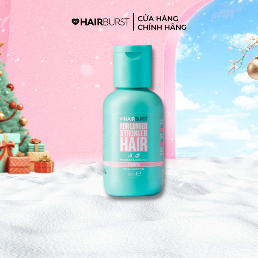 [HB GIFT] Dầu gội HAIRBURST hỗ trợ mọc tóc dài hơn chắc khỏe hơn 60ml/chai