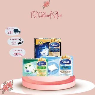 Bông tẩy trang Silcot - Bông Trang Điểm Silcot Nhật Bản Cao Cấp Silcot Unicharm