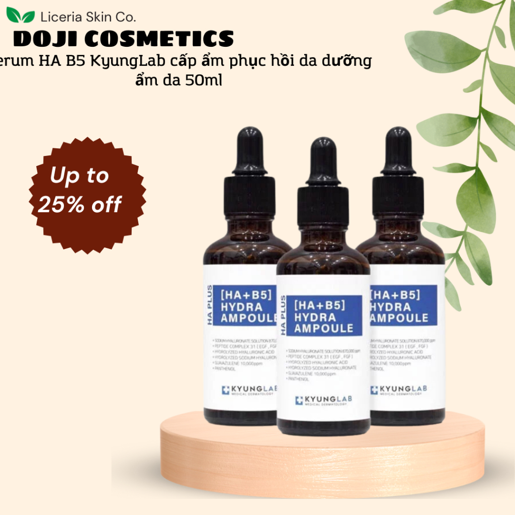 Serum HA B5 KyungLab cấp ẩm phục hồi da dưỡng ẩm da 50ml