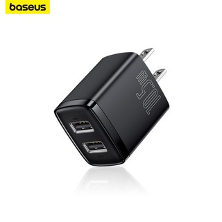 Củ sạc baseus compact charger 2 cổng usb 10.5w chính hãng,bền đẹp