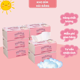 Khăn giấy ăn MOMO 4 lớp siêu dai, mềm, mịn, siêu tiết kiệm