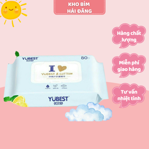 KHĂN GIẤY ƯỚT YUBEST/zummy/Phú đạt/Moony AN TOÀN CHO BÉ