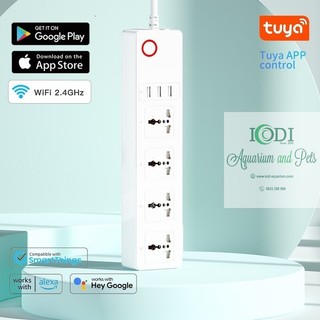 Ổ Cắm Wifi Tuya Smartlife Điều Khiển Qua Điện Thoại Thông Minh