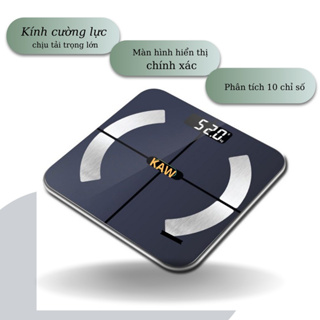 Cân Điện Tử Sức Khỏe Thông Minh Kết Nối Bluetooth KAW