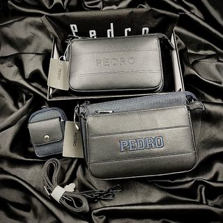 Túi đeo chéo nam Pedr phom chữ nhật thời trang kèm túi nhỏ size 23 fullbox