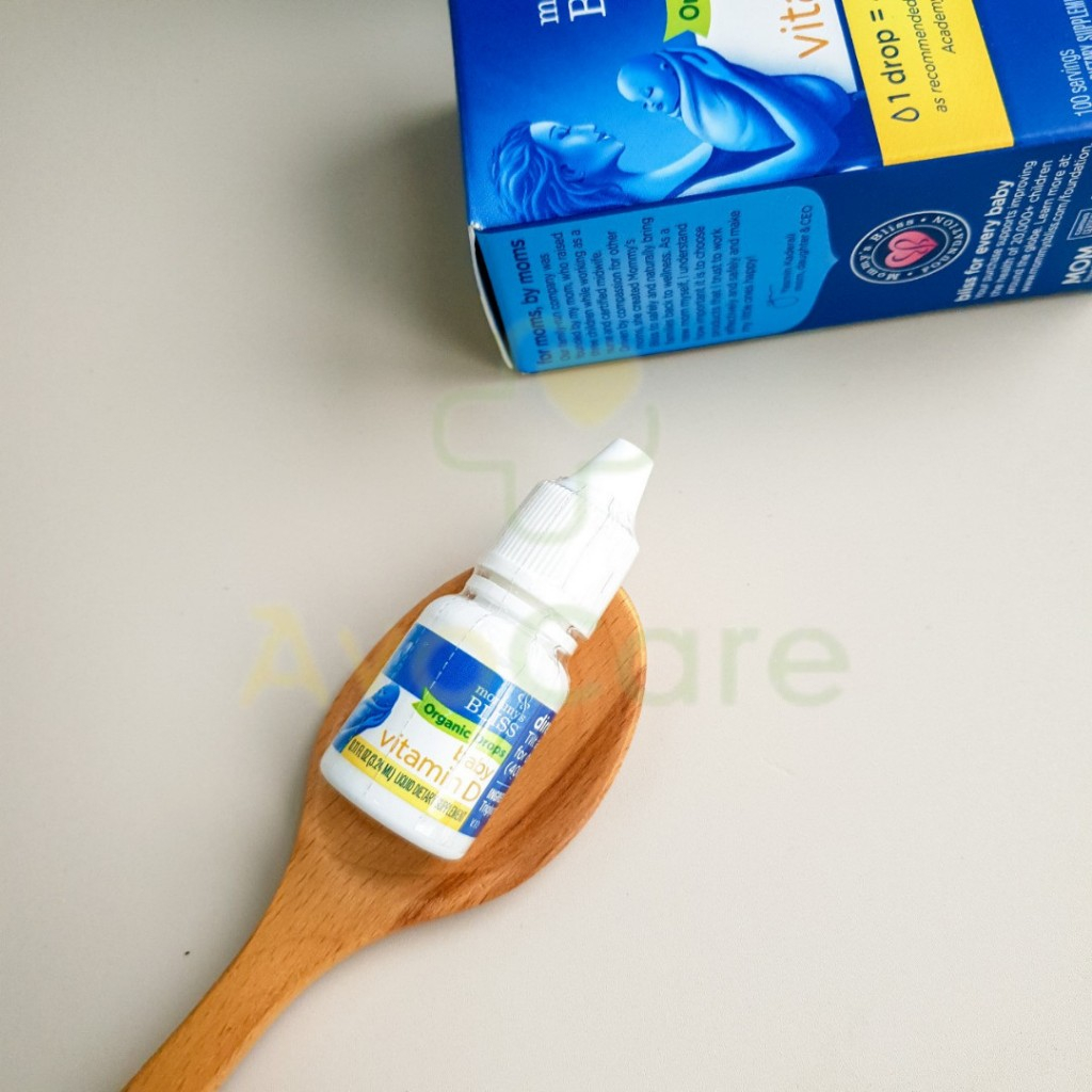 Vitamin D3 hữu cơ cho bé Mommy's Bliss - Hàng Nội địa Mỹ bay Air