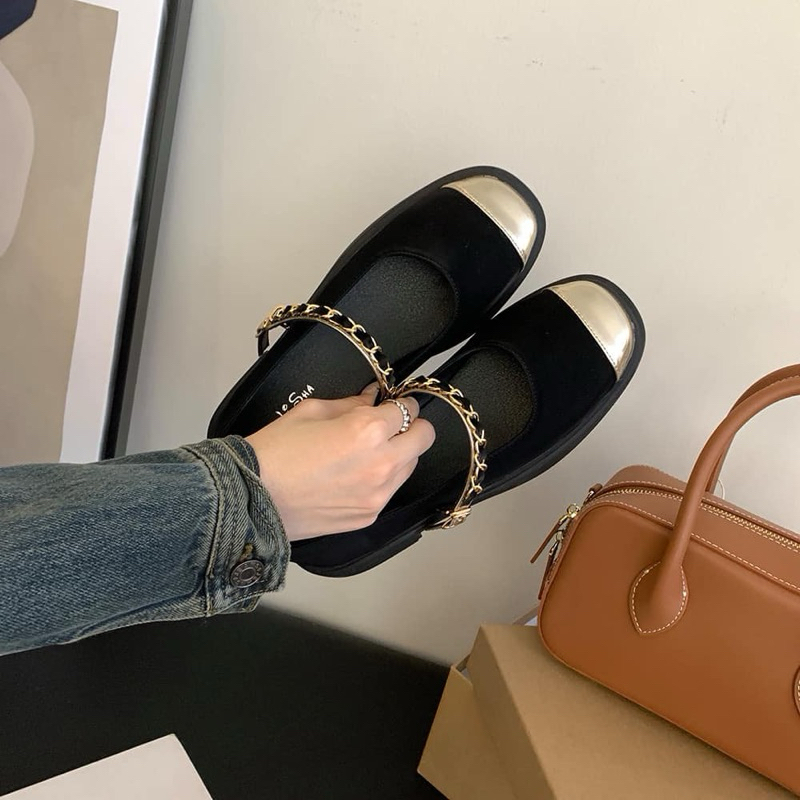 Giày Mary Jane mũi vàng - Bunny Shoes