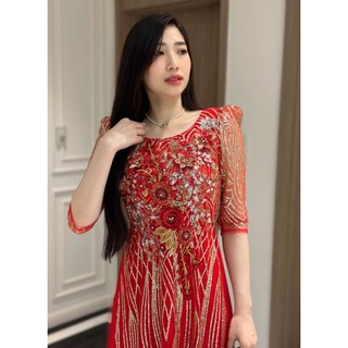 Đầm dạ hội nữ, phối hoa , thiết kế sang trọng , dự tiệc ngồi sui