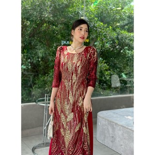 Đầm dạ hội kim sa nữ , thiết kế sang trọng dự tiệc ngồi sui