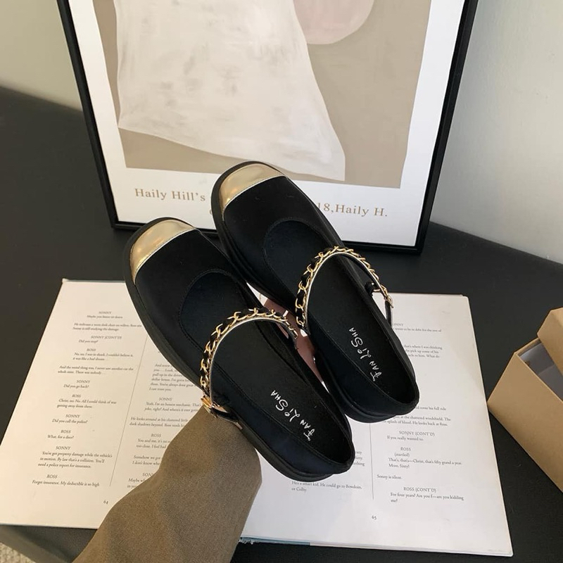 Giày Mary Jane mũi vàng - Bunny Shoes