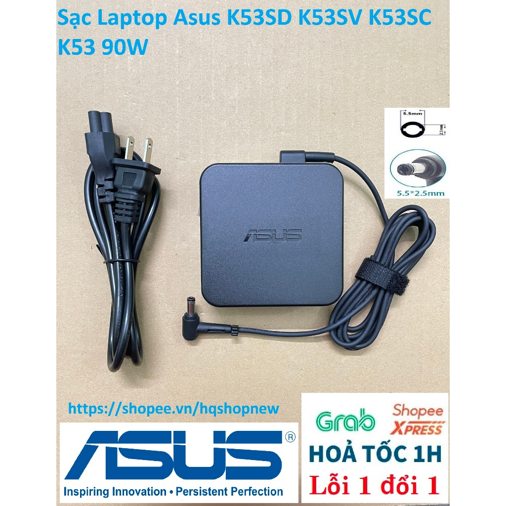 ⚡️ Sạc Laptop Asus K53SD K53SV K53SC K53 90W